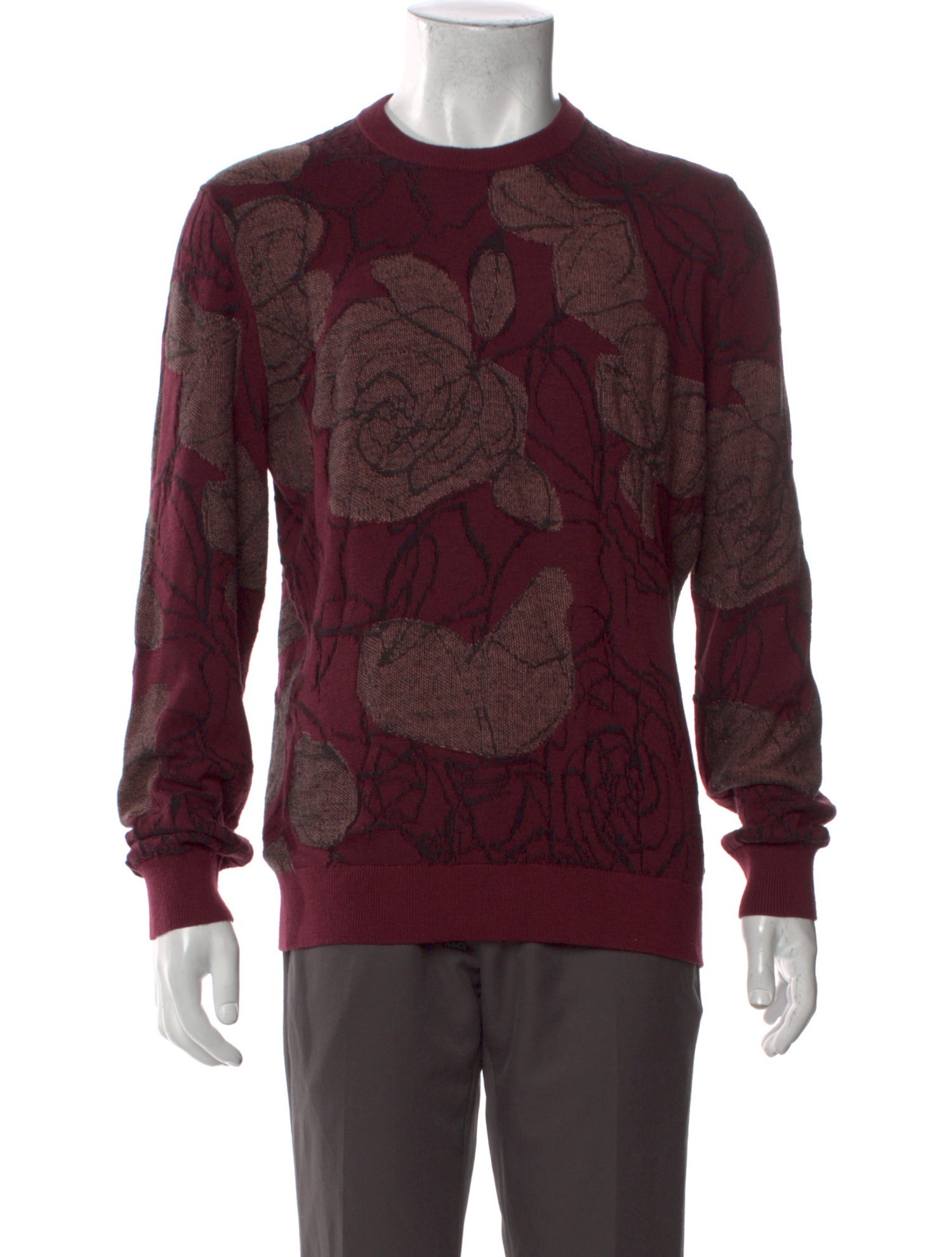 Ted Baker Printed Crew Neck Pullover