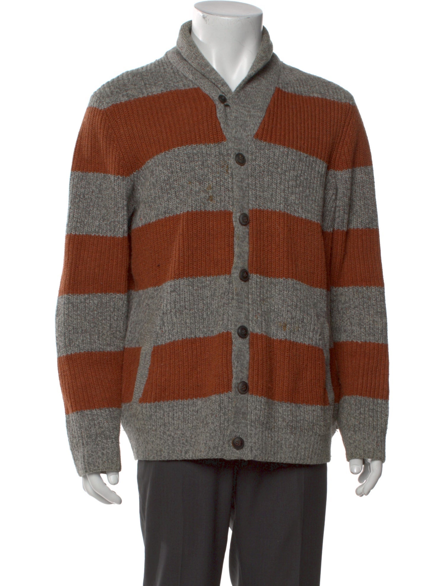 Ted Baker Striped V-Neck Cardigan