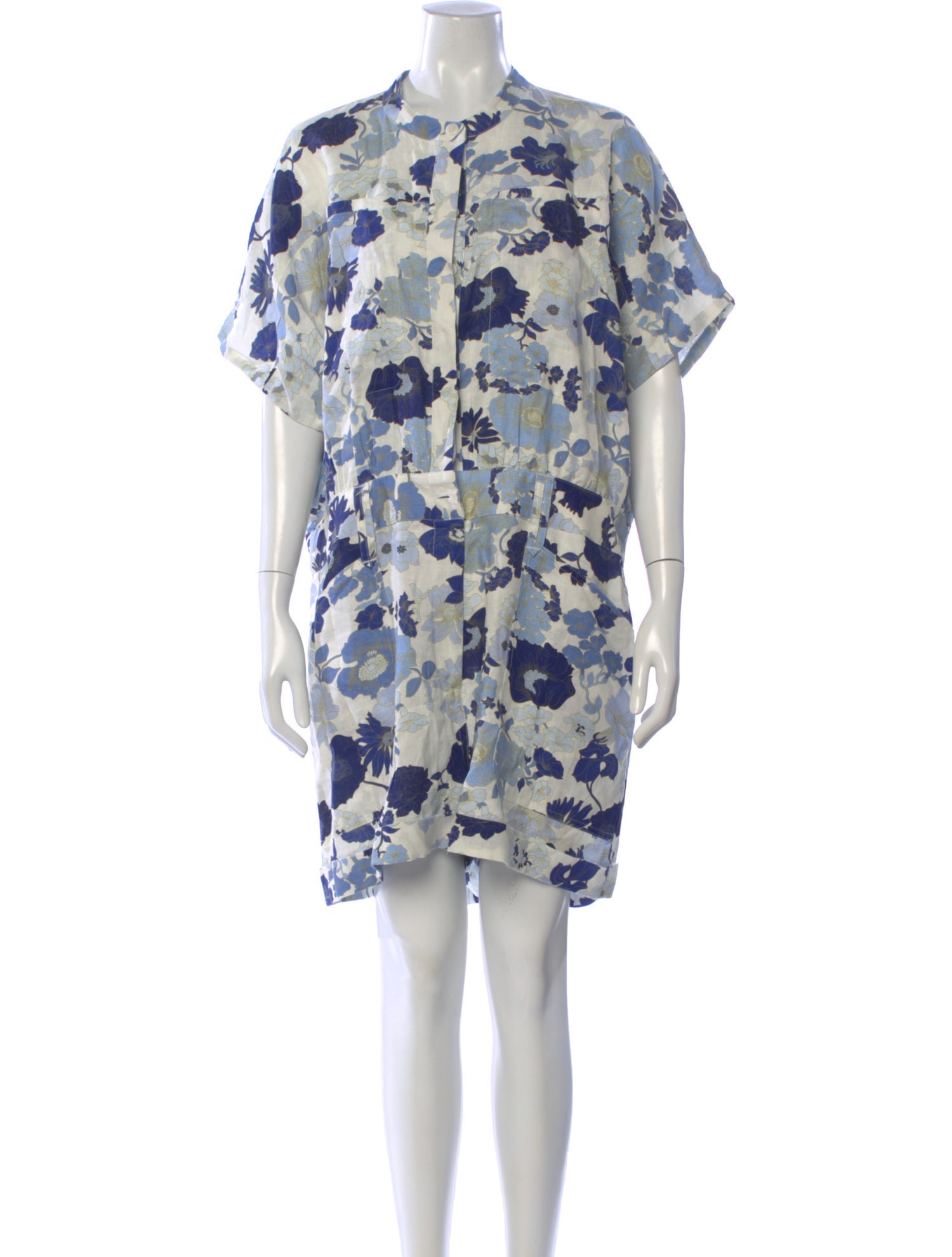 Ted Baker Linen Floral Print Romper