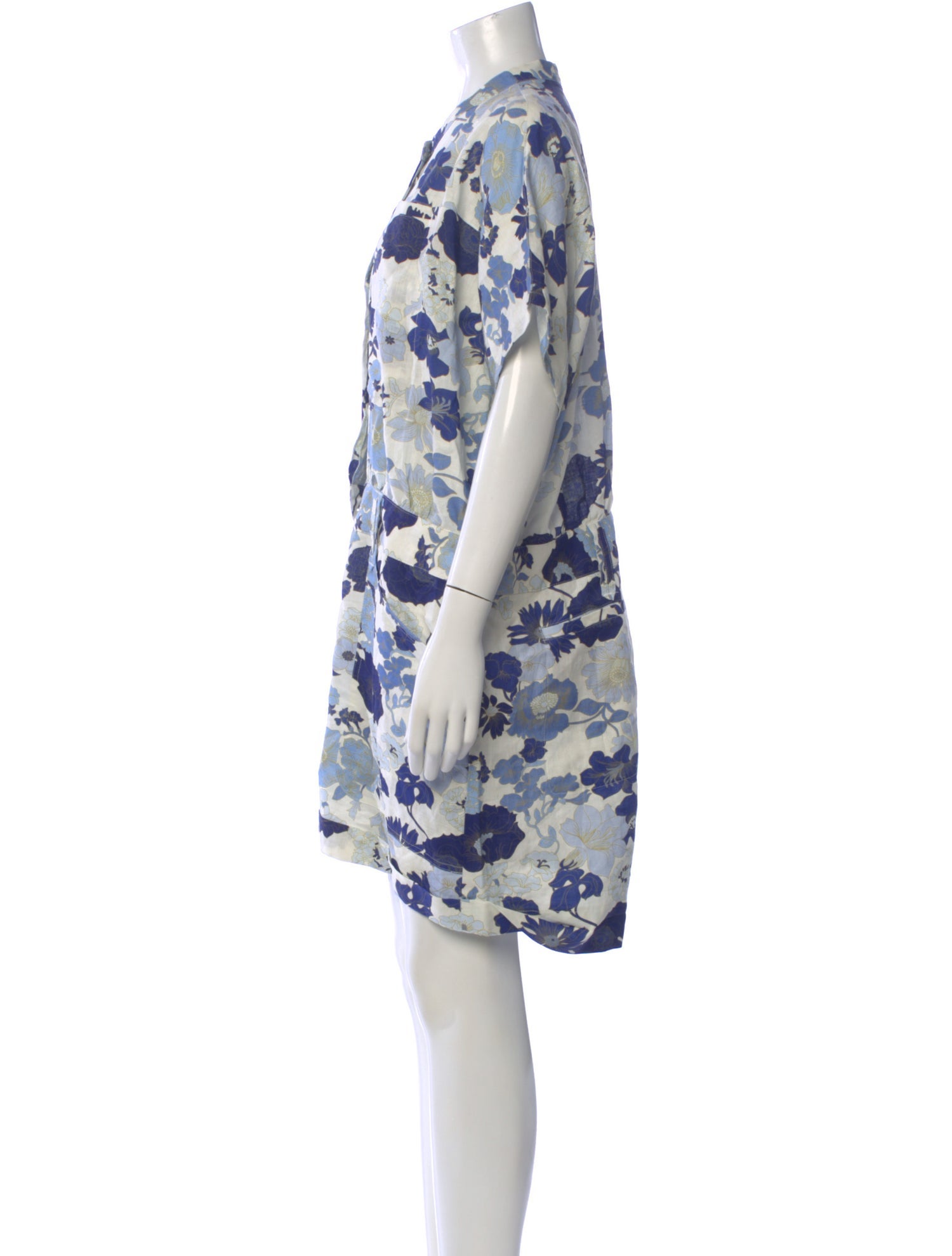 Ted Baker Linen Floral Print Romper