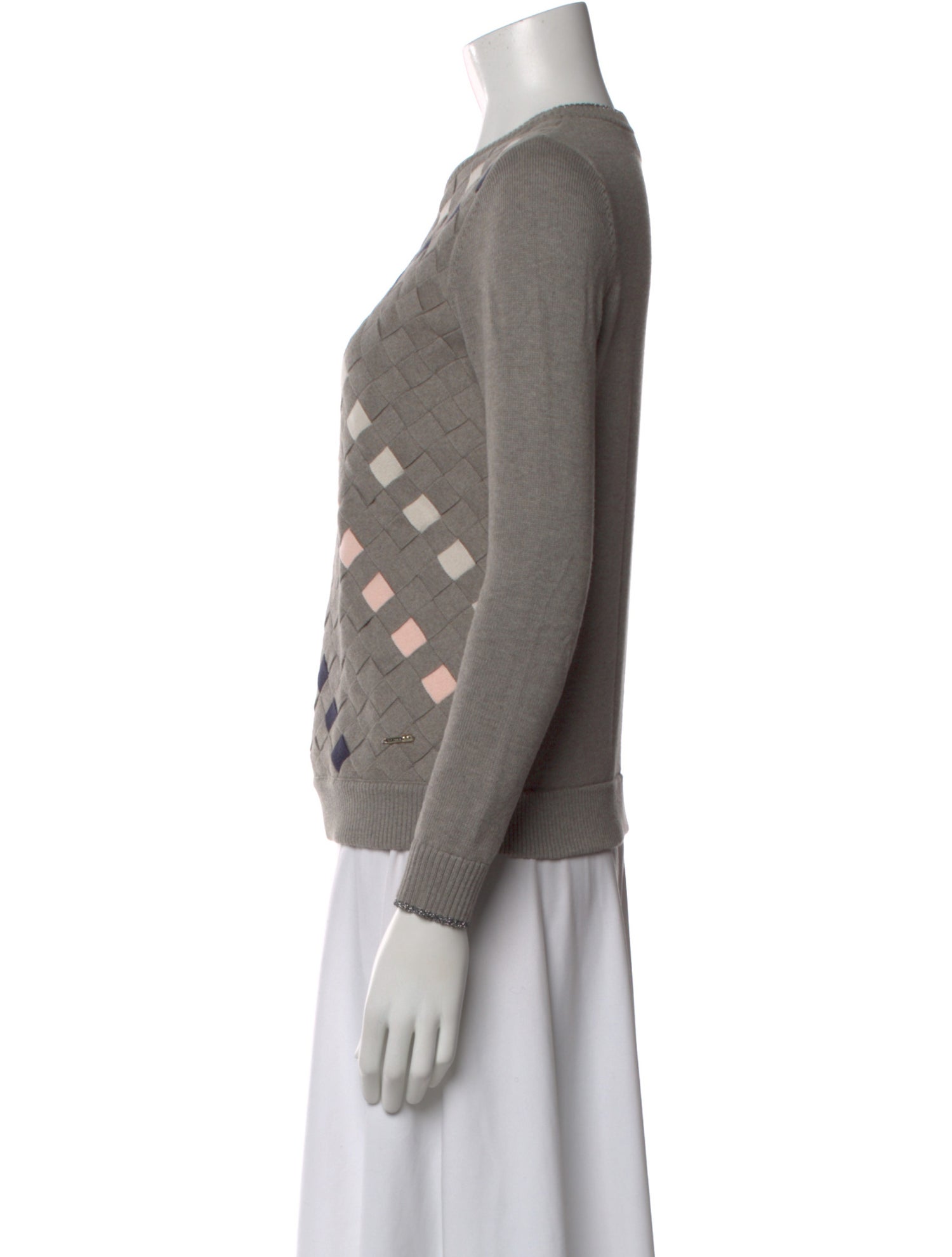 Ted Baker Patterned Crew Neck Sweater