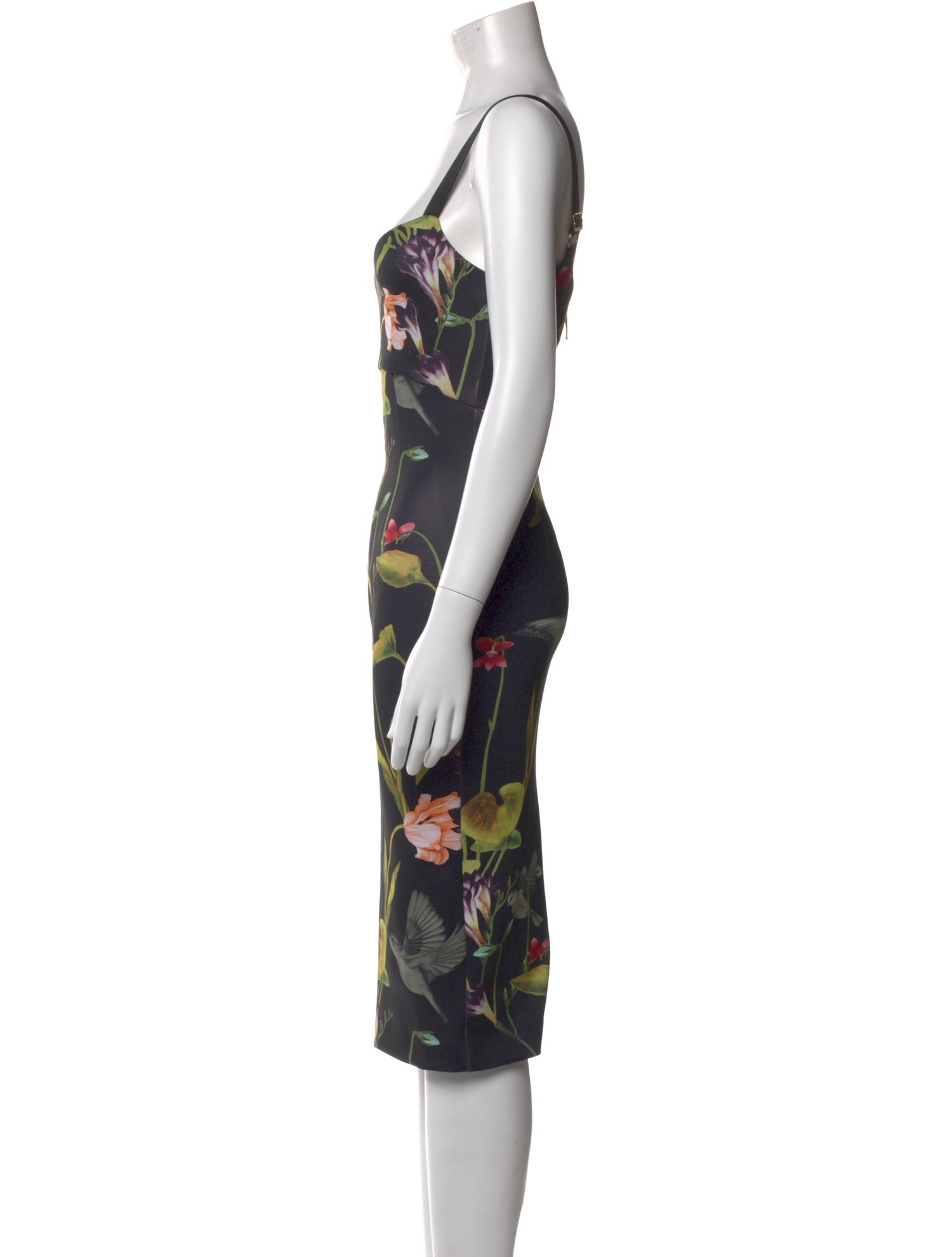 Ted Baker Floral Print Knee-Length Dress