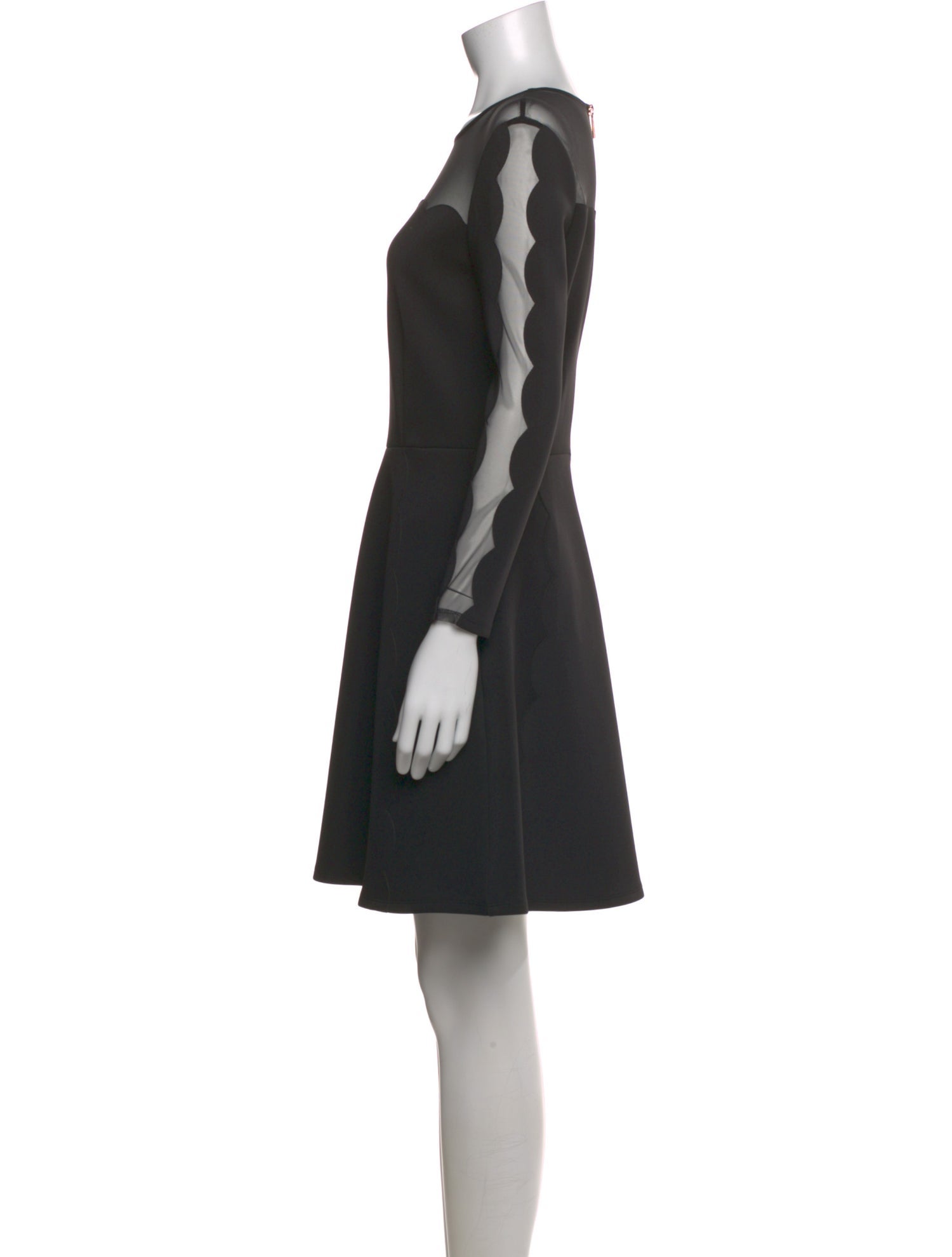 Ted Baker Bateau Neckline Mini Dress