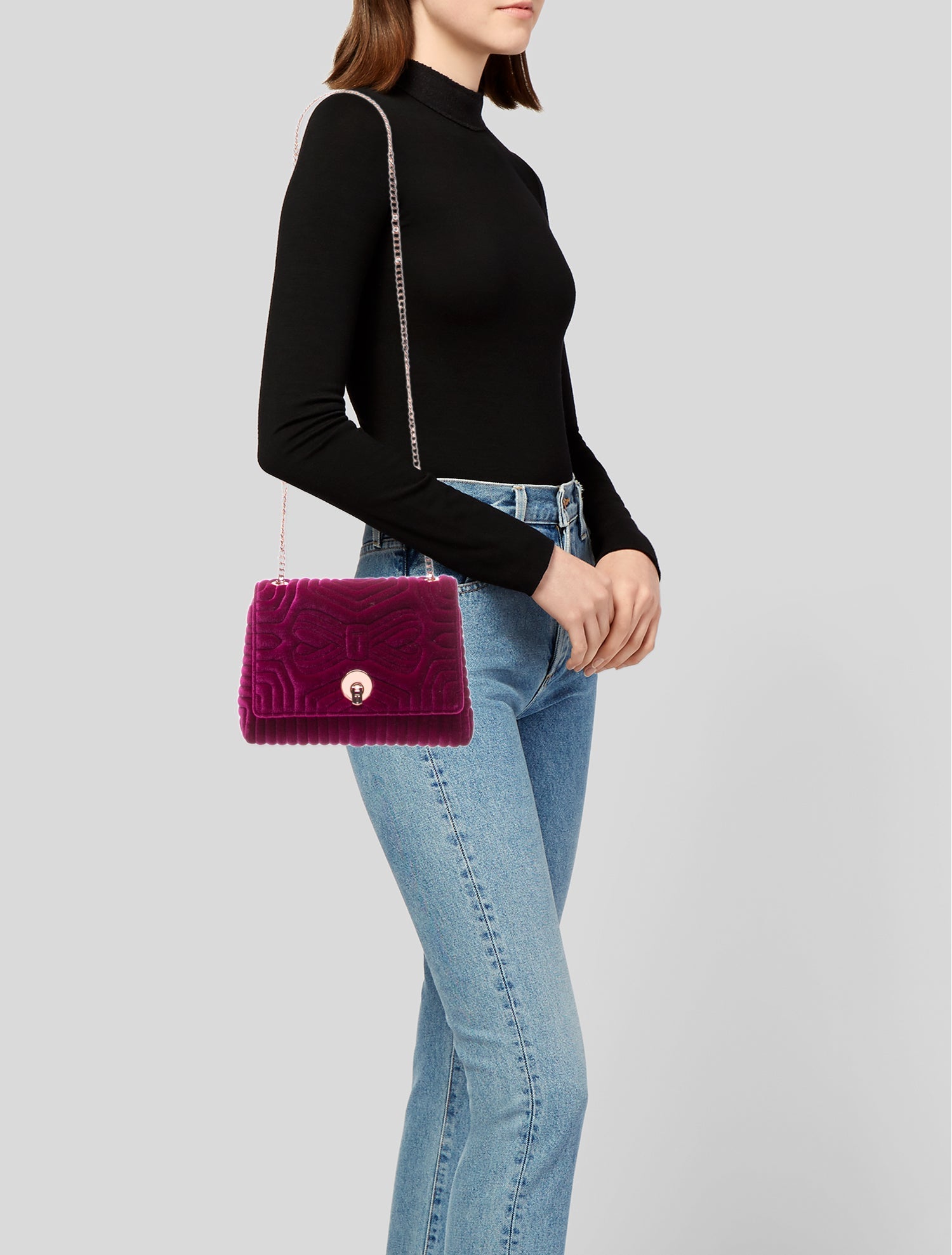 Ted Baker Velvet Crossbody Bag