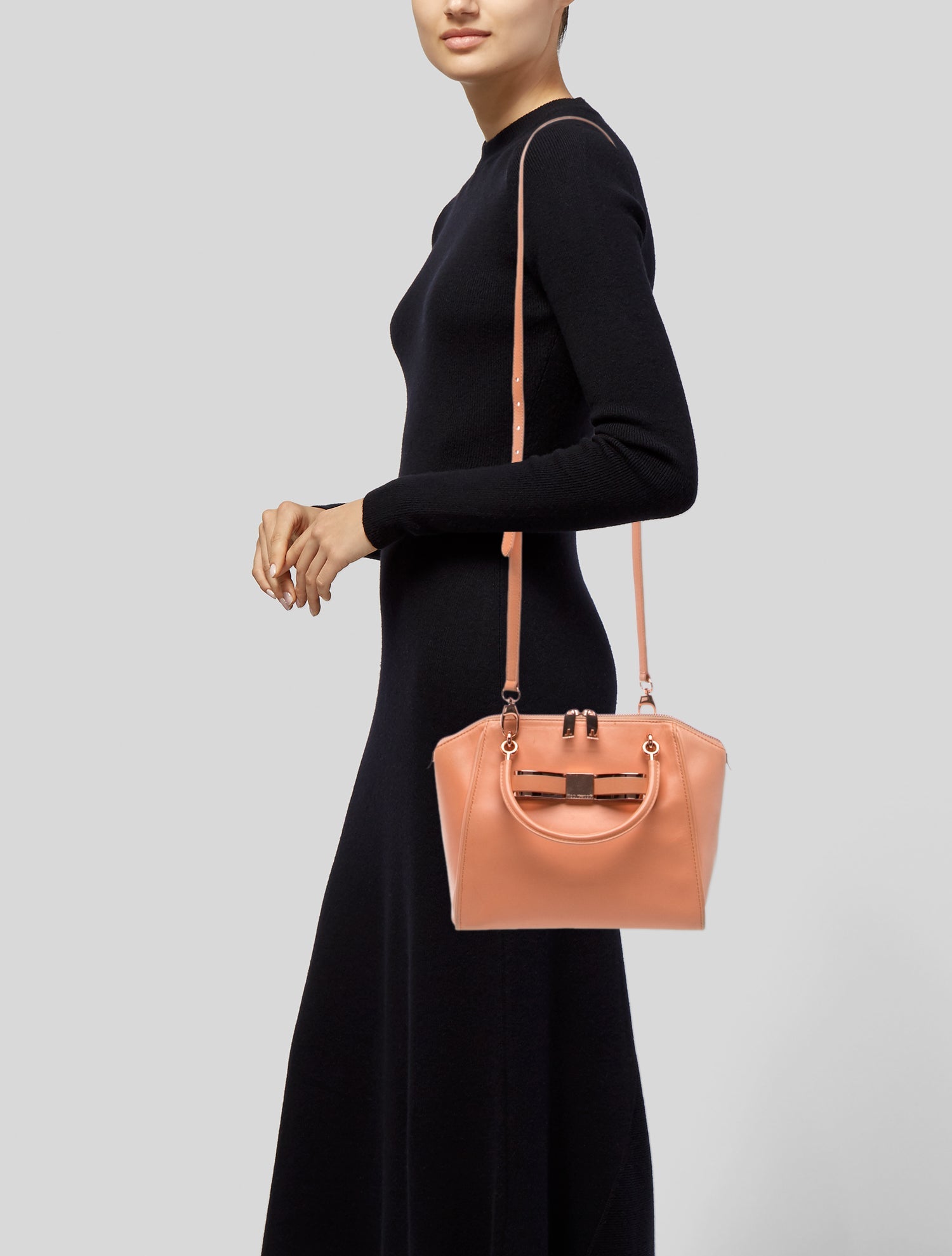 Ted Baker Leather Top Handle Bag