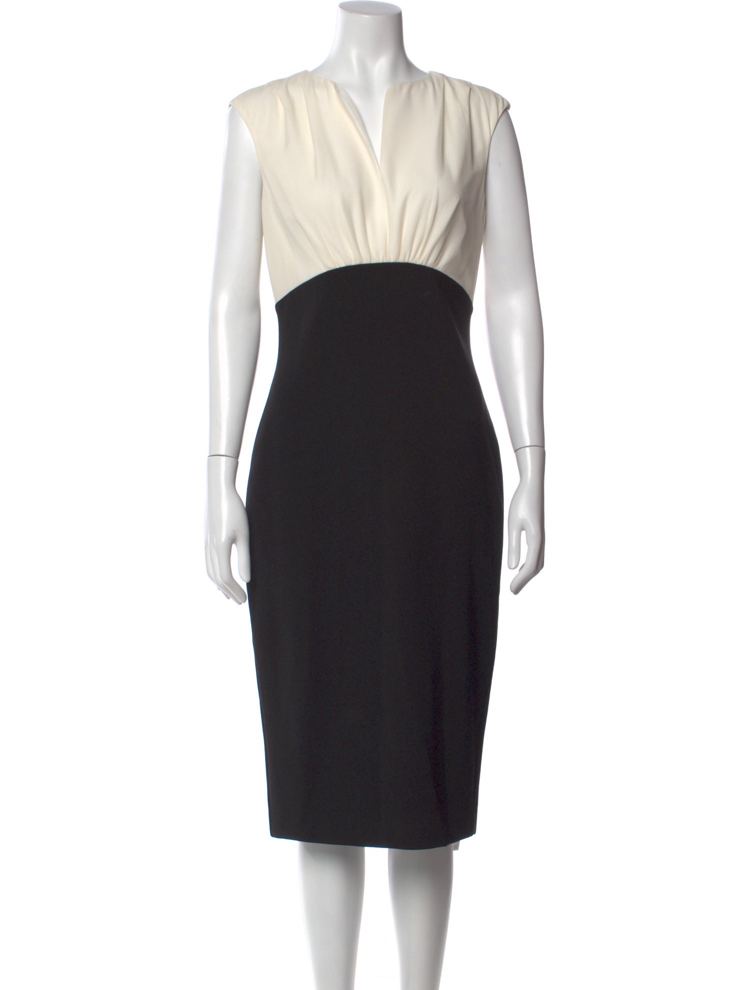 Ted Baker Colorblock Pattern Midi Length Dress