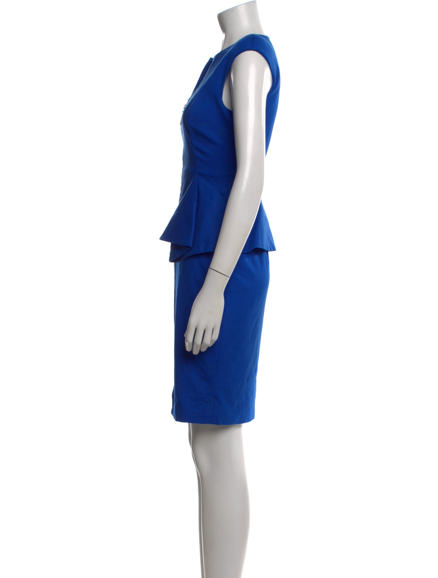Ted Baker Square Neckline Knee-Length Dress