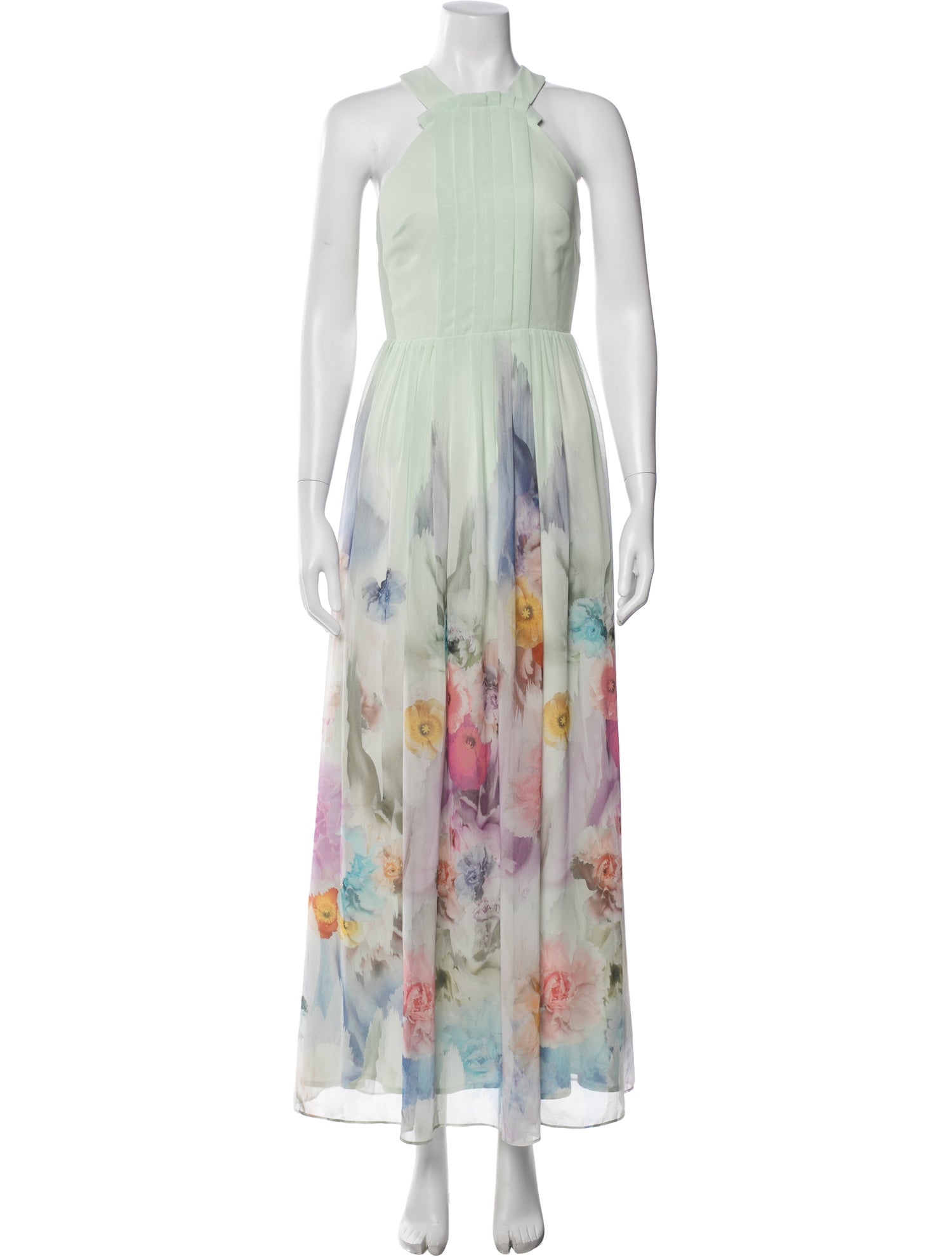 Ted Baker Floral Print Long Dress