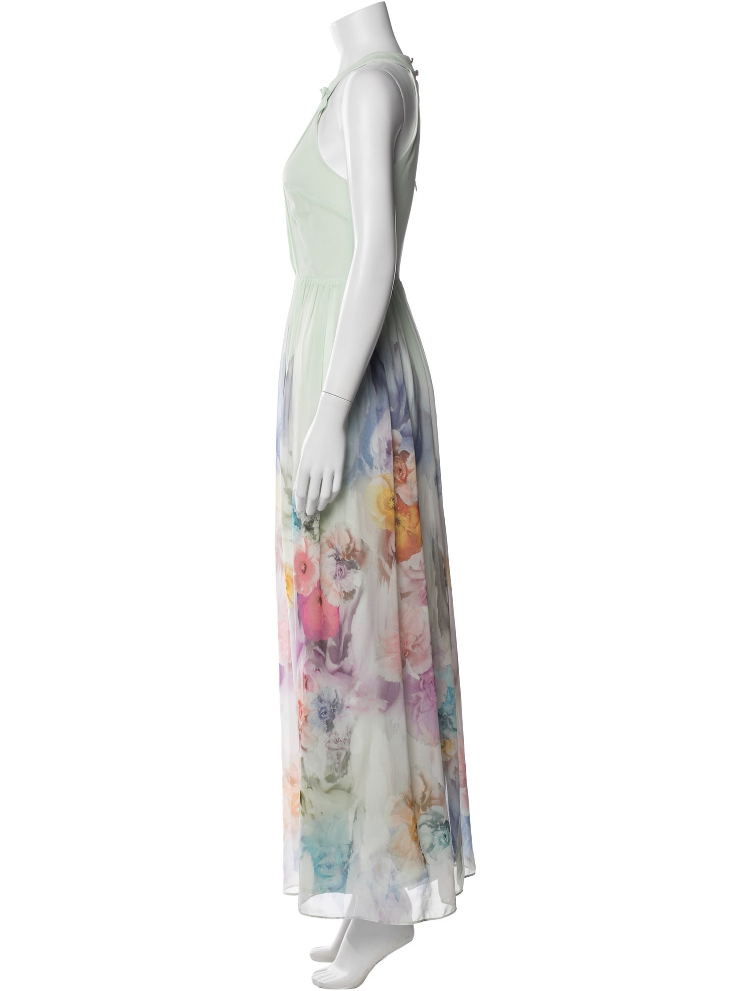 Ted Baker Floral Print Long Dress