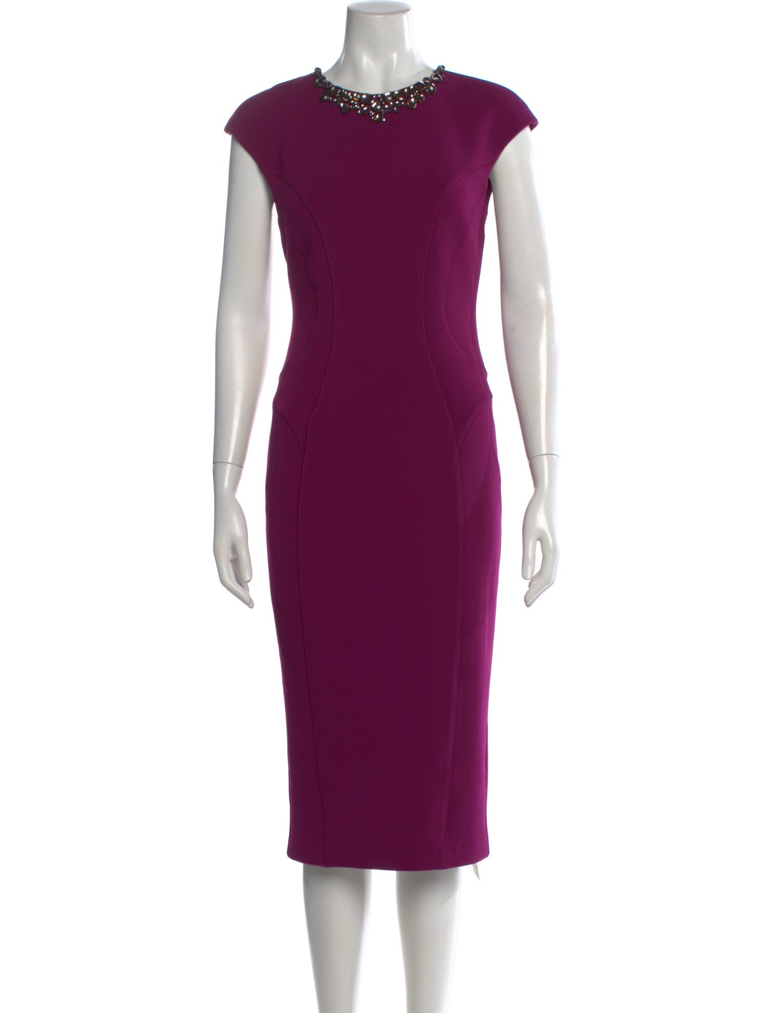 Ted Baker Crew Neck Midi Length Dress