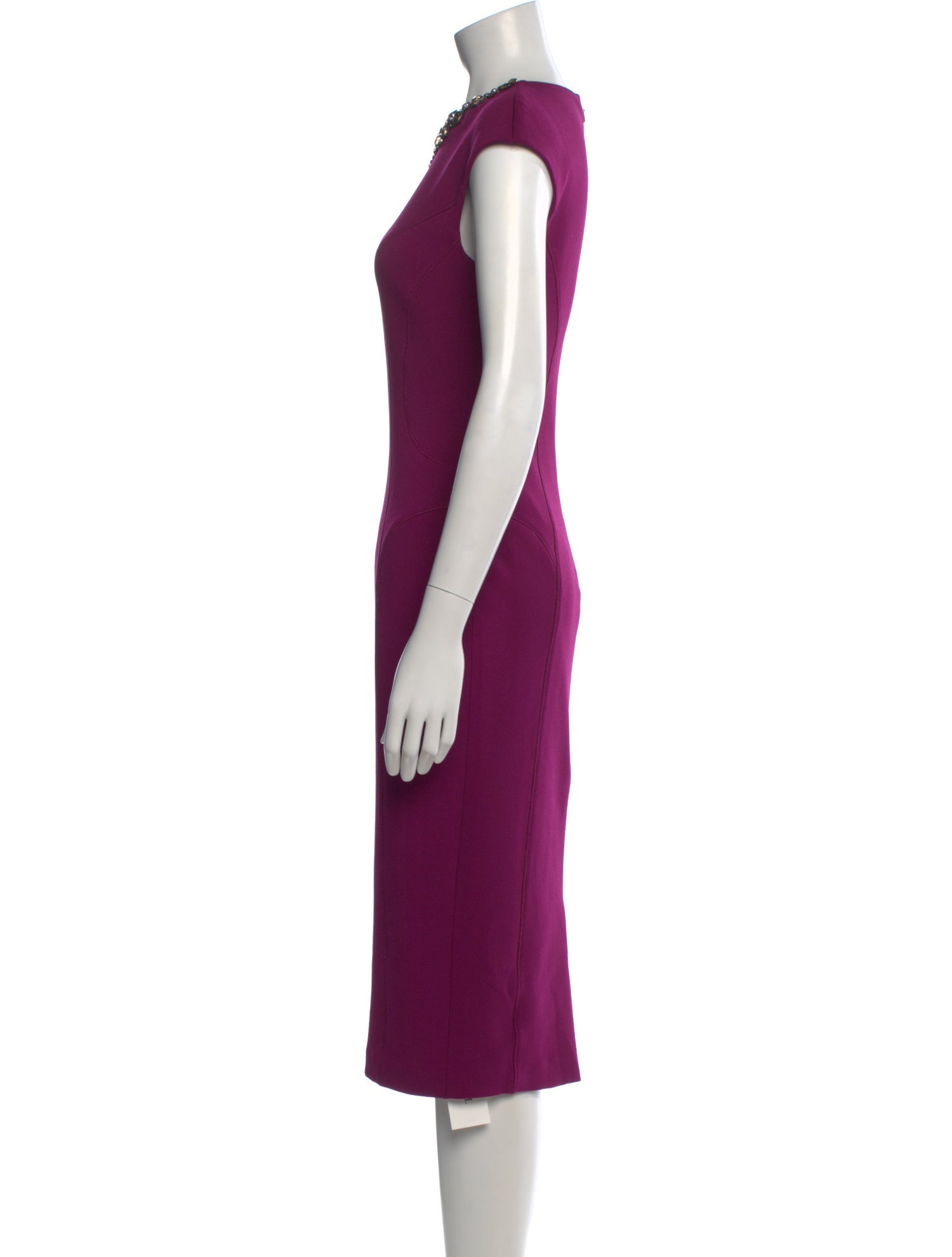 Ted Baker Crew Neck Midi Length Dress