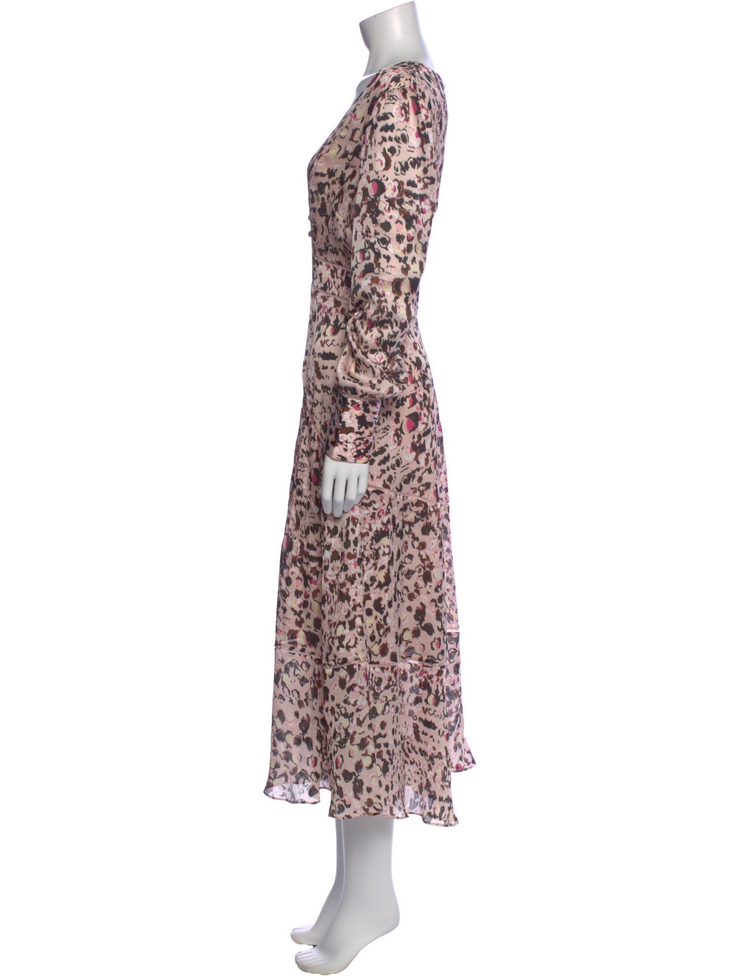 Ted Baker Floral Print Long Dress