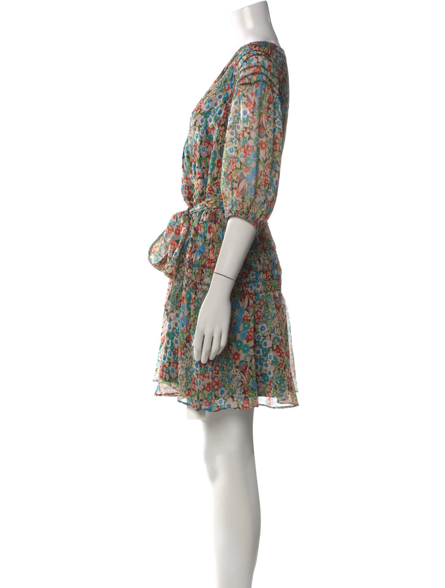 Ted Baker Floral Print Mini Dress