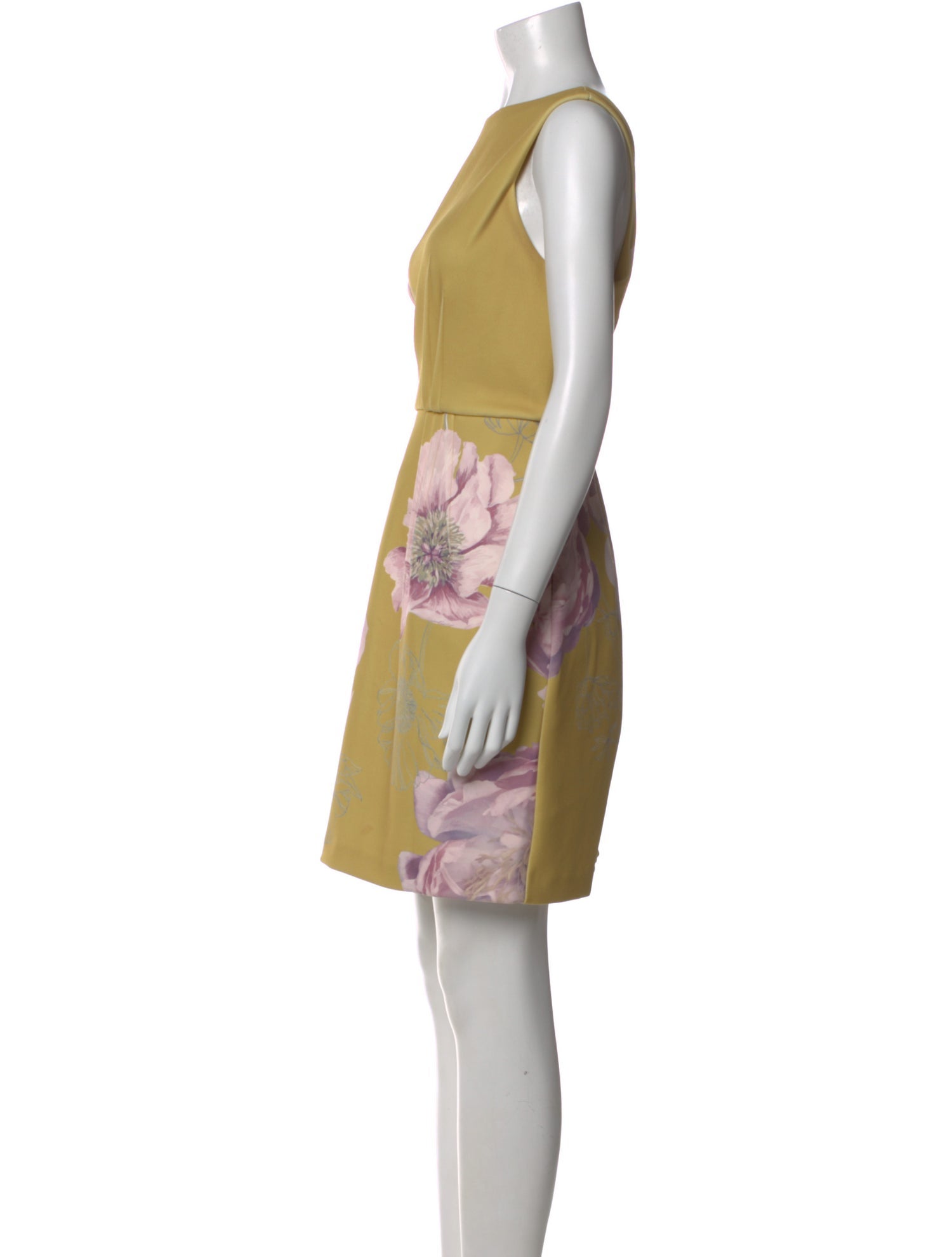 Ted Baker Floral Print Knee-Length Dress