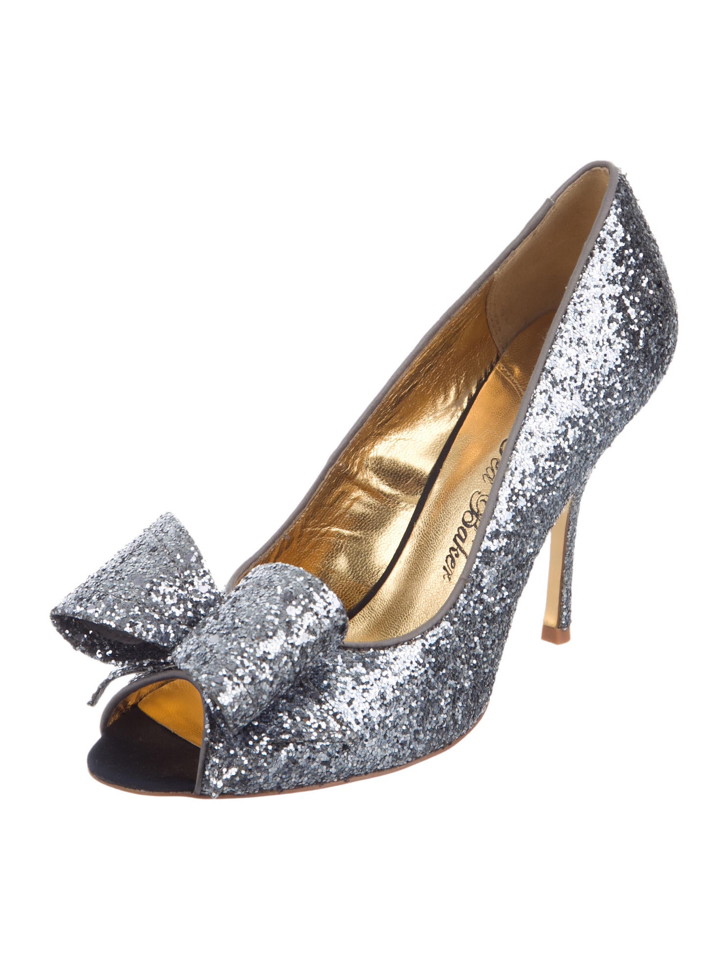 Ted Baker Glitter Pumps - Blue Pumps 