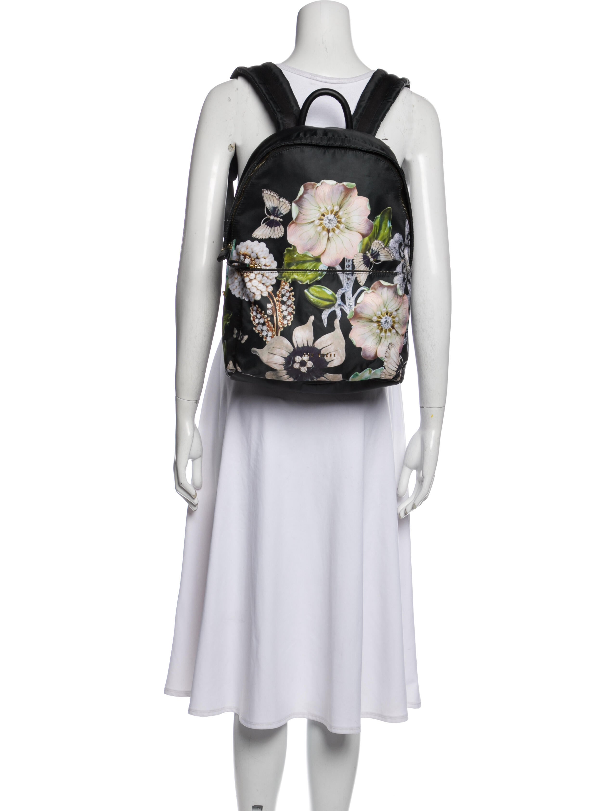 ted baker floral backpack