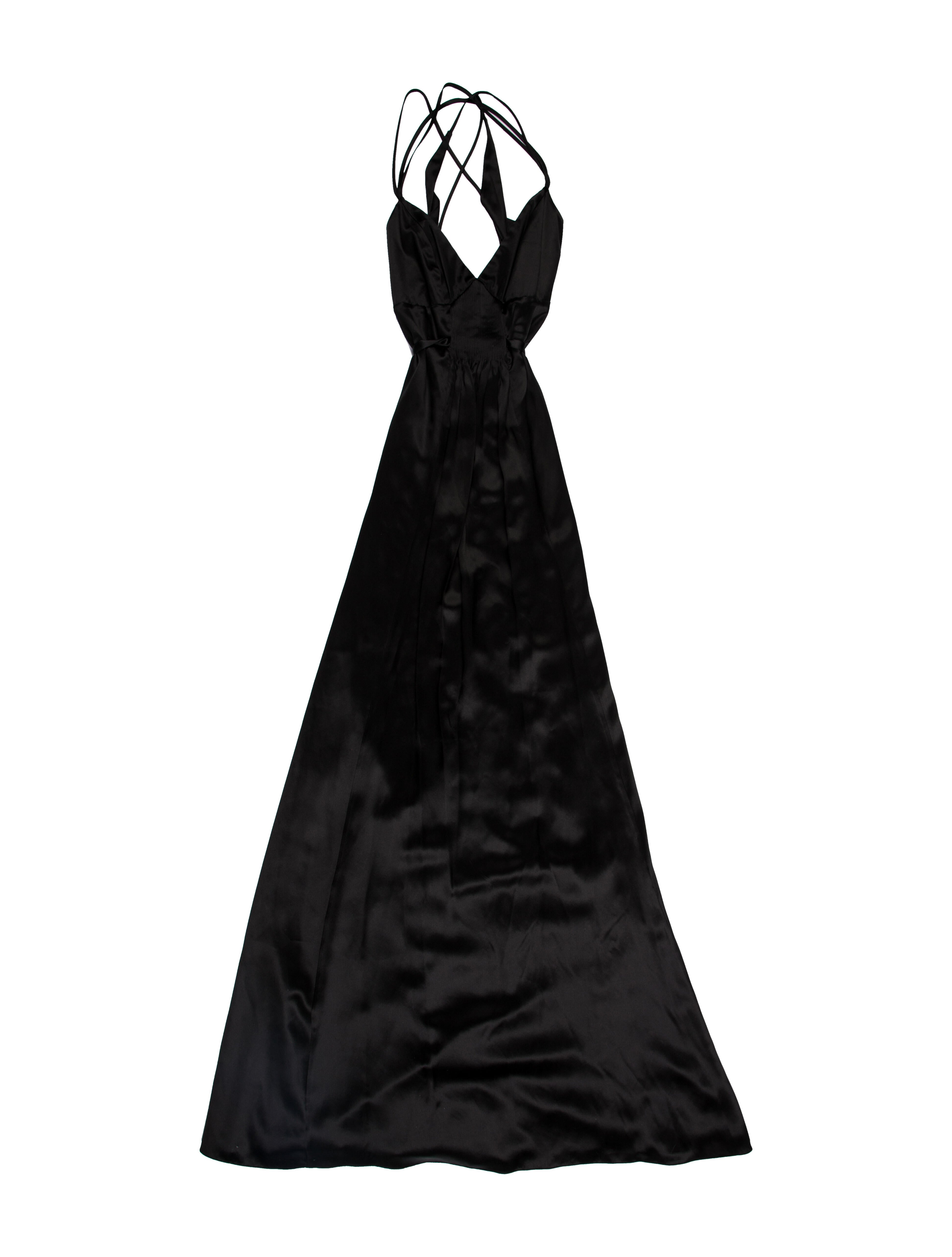 Ted Baker Silk Long Dress - Black Dresses