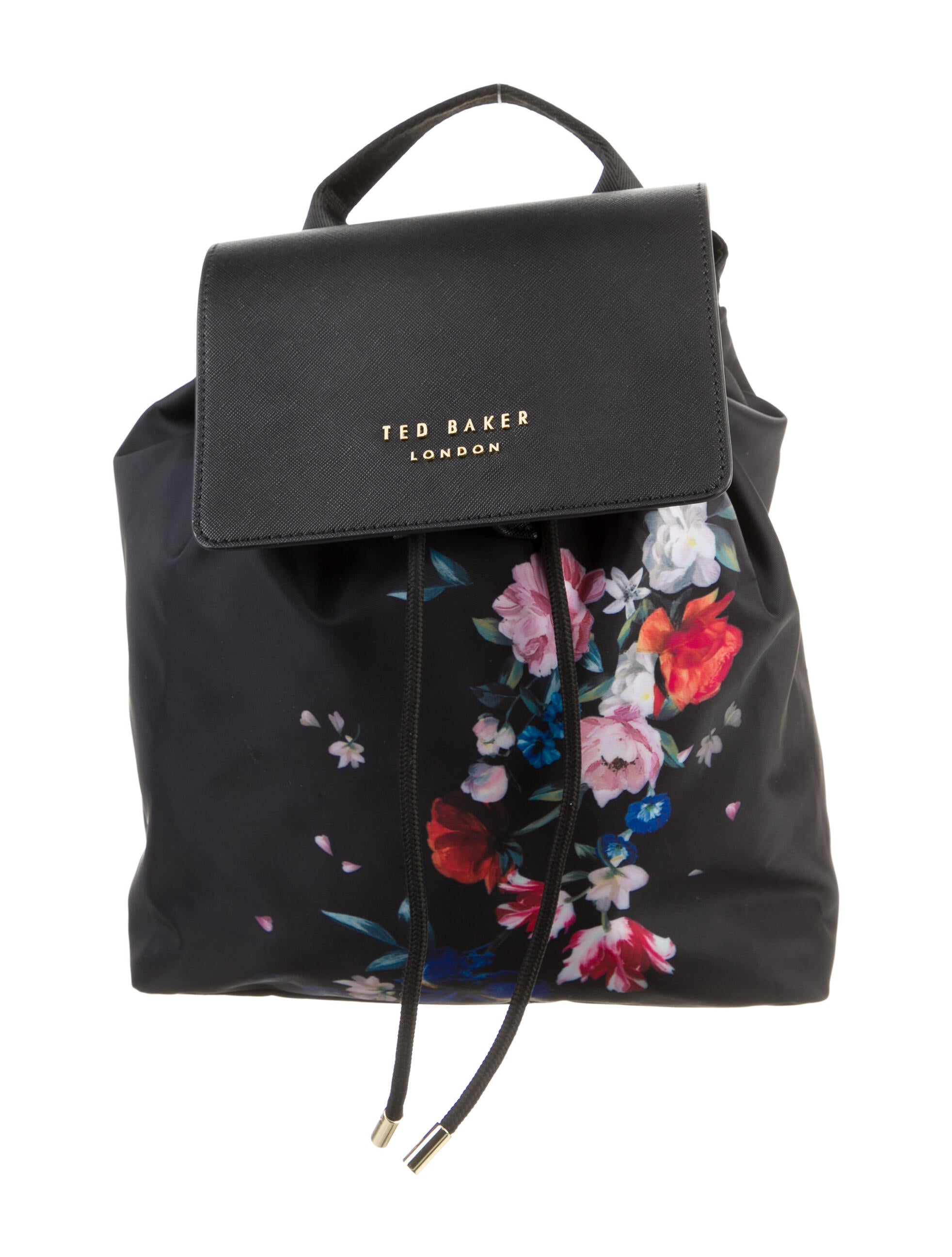 Ted Baker Leather Trimmed Backpack Bag Black Backpacks, Handbags W3B52012 The RealReal
