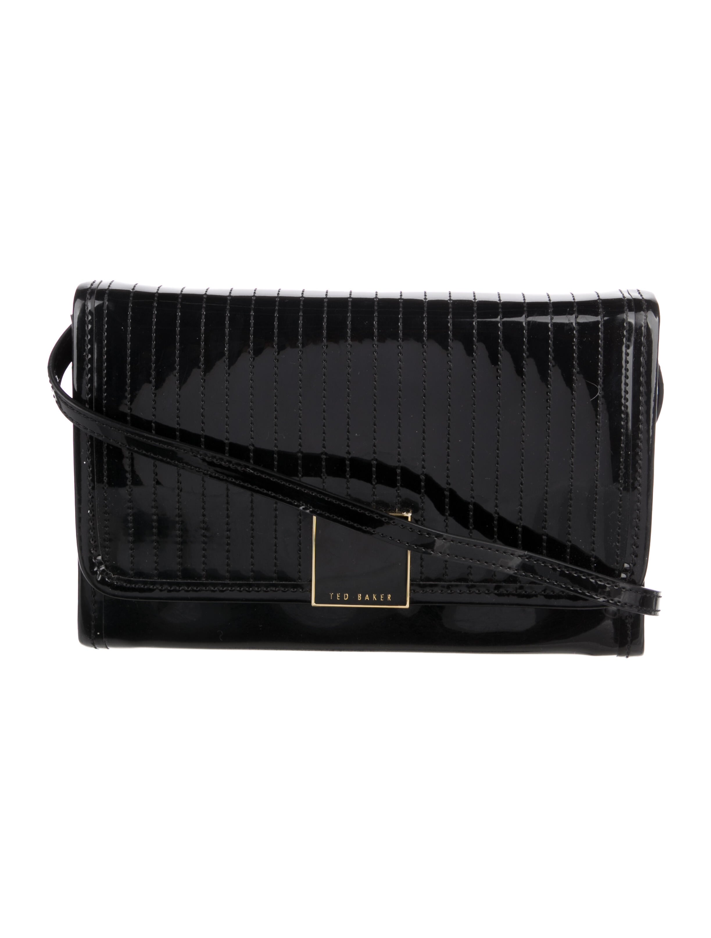 Ted Baker Bow Accent Leather Crossbody Bag Black Crossbody Bags