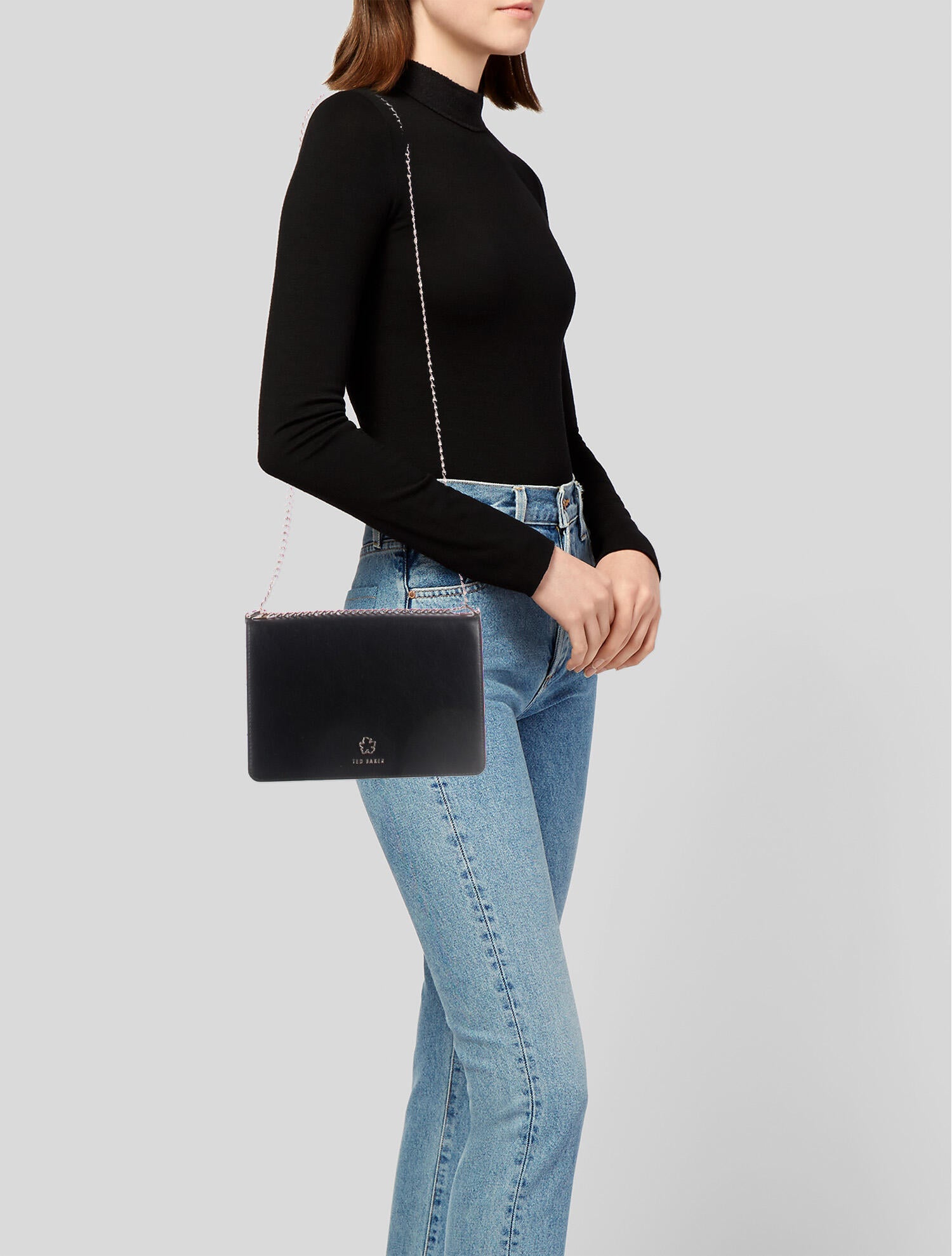 Ted Baker Leather Chain Shoulder Bag