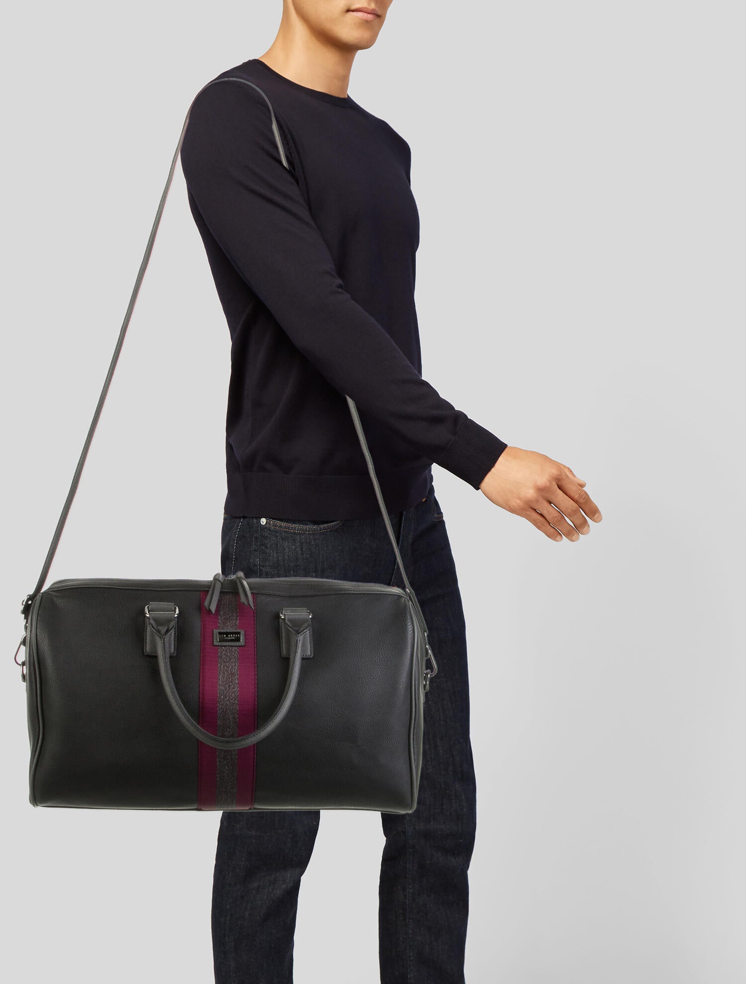 Ted Baker Large Leather Duffle Bag Black Satchels, Bags W3B63266