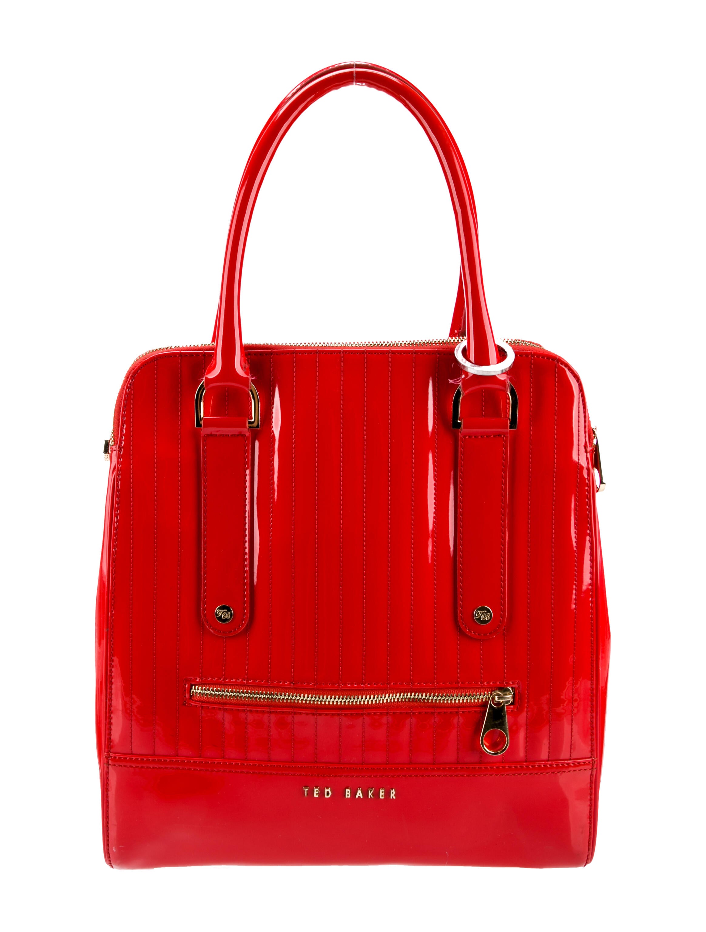 Ted Baker Patent Leather Shoulder Bag Red Shoulder Bags, Handbags