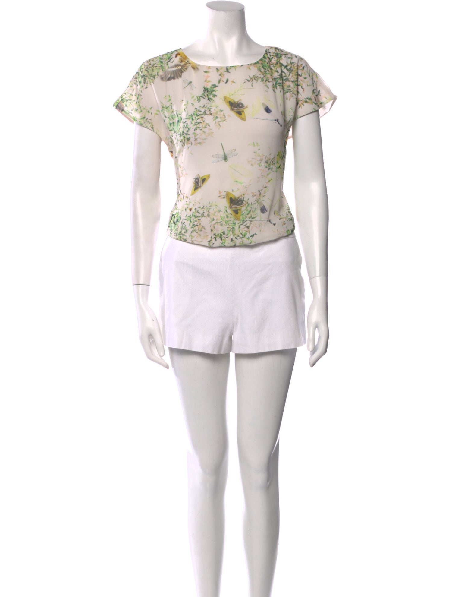 Ted Baker Printed Scoop Neck Romper