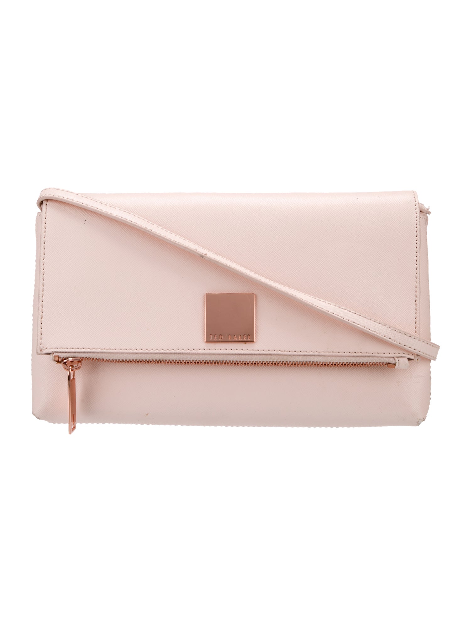 Ted Baker Saffiano Leather Crossbody Bag Pink Crossbody Bags, Handbags W3B80107 The RealReal