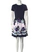 Ted Baker Floral Print Mini Dress