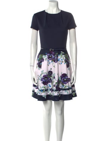 Ted Baker Dresses Floral Print Mini Dress XS