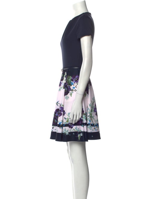 Ted Baker Floral Print Mini Dress