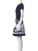 Ted Baker Floral Print Mini Dress