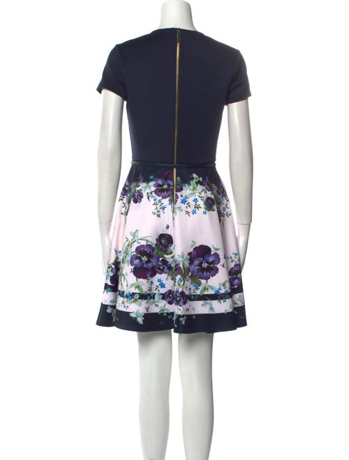 Ted Baker Floral Print Mini Dress