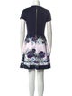 Ted Baker Floral Print Mini Dress