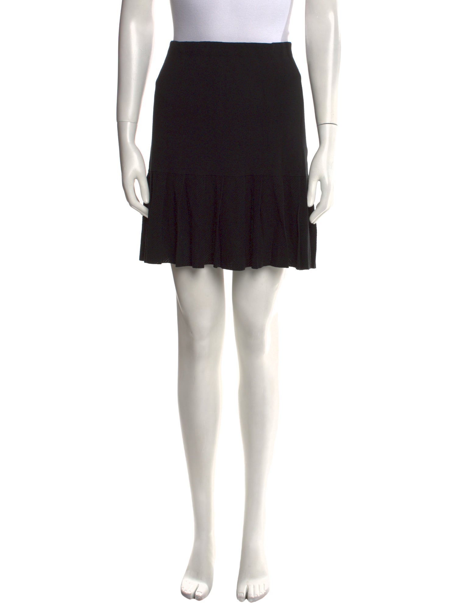 Theory Pleated Accents Midi Length Skirt