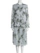 Ted Baker Printed Ruffle Embellishment Skirt Set
