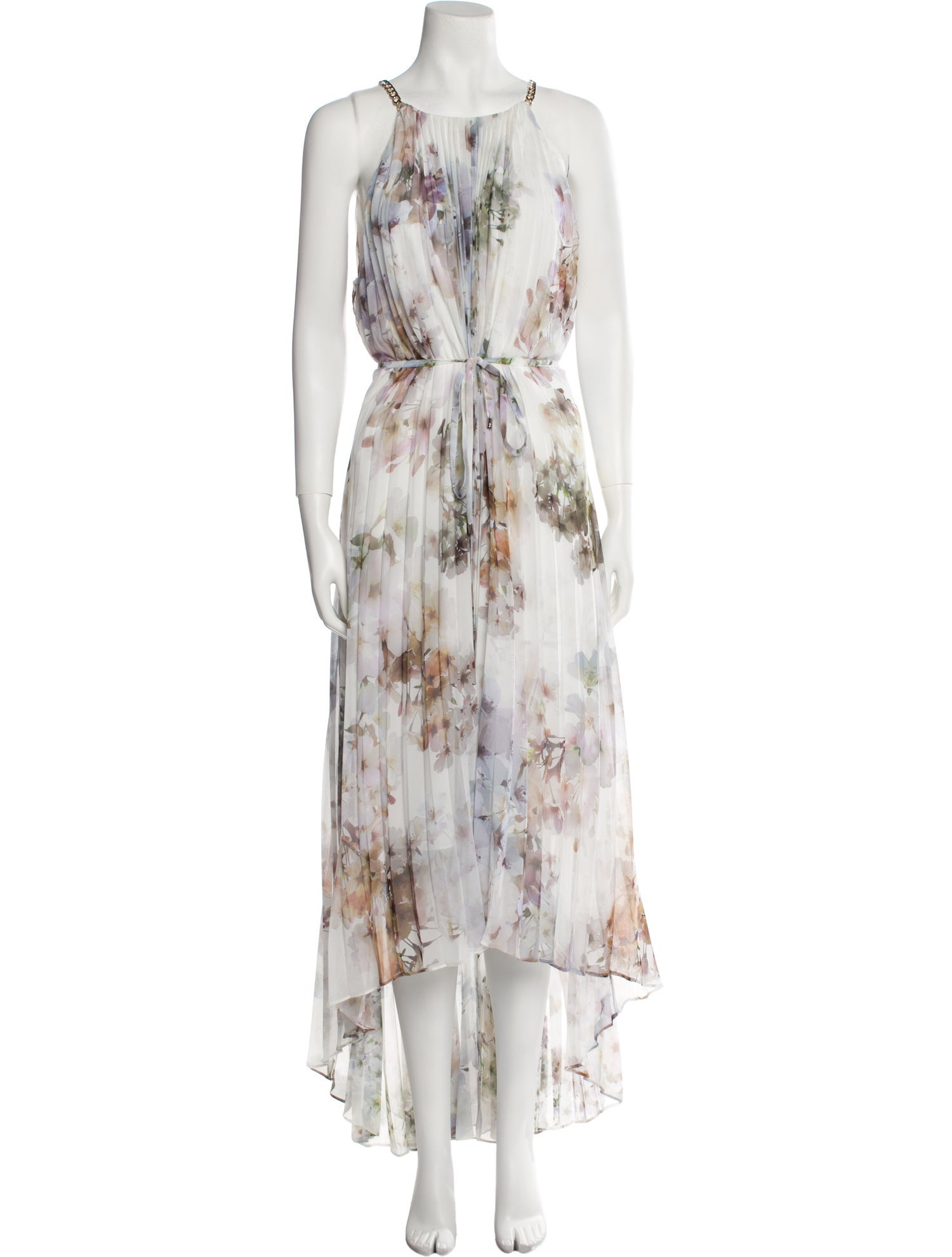 Ted Baker Floral Print Long Dress Pink Dresses, Clothing W3B87753