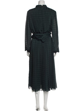 Ted Baker Mock Neck Long Dress