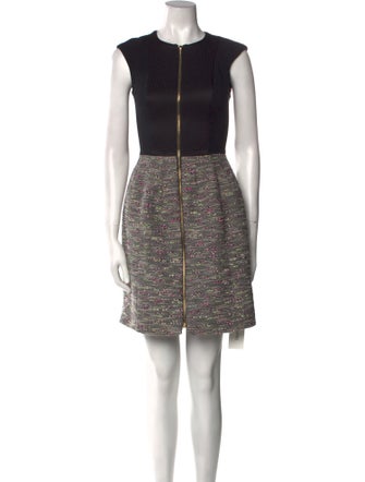Ted Baker Tweed Pattern Mini Dress