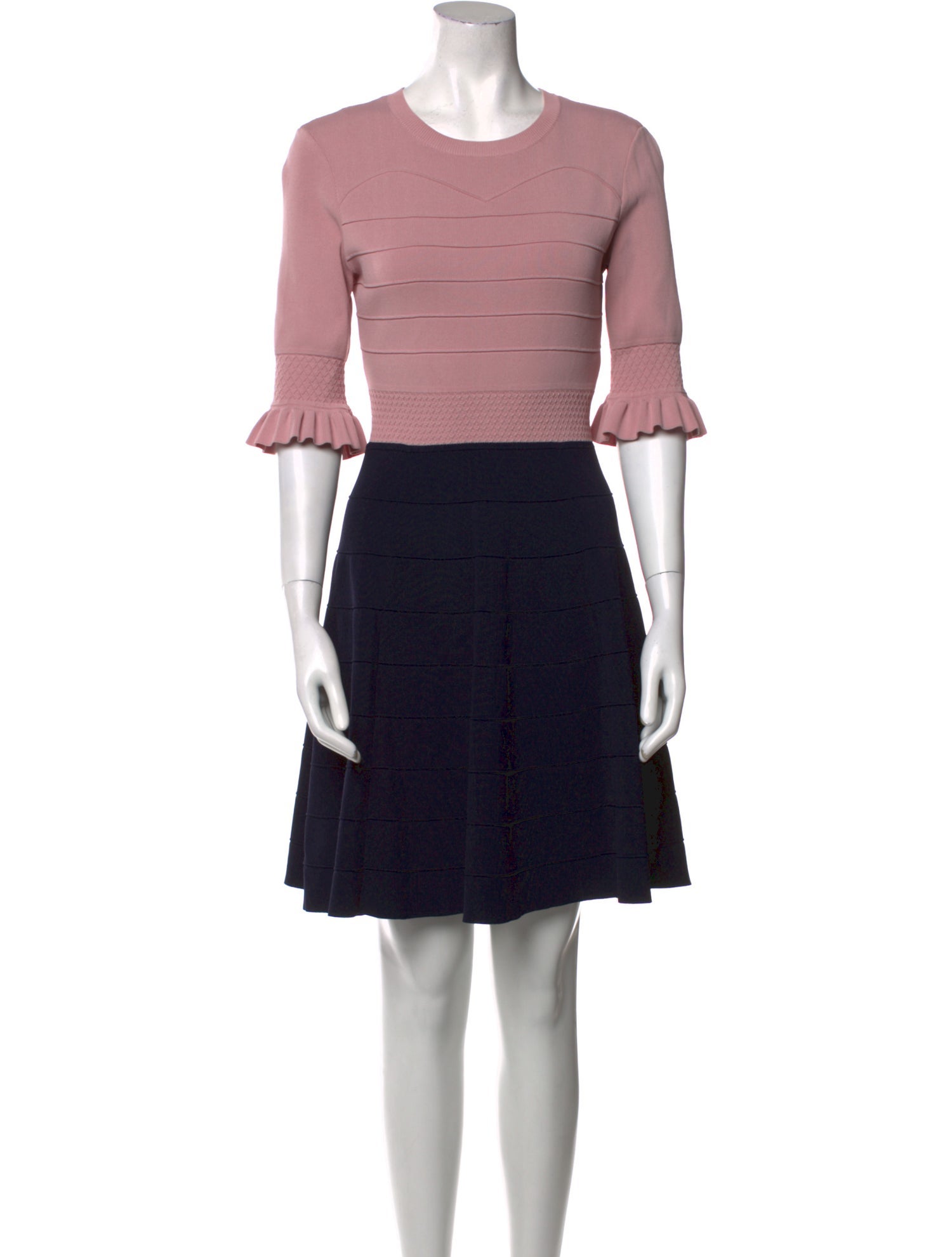 Ted Baker Crew Neck Mini Dress