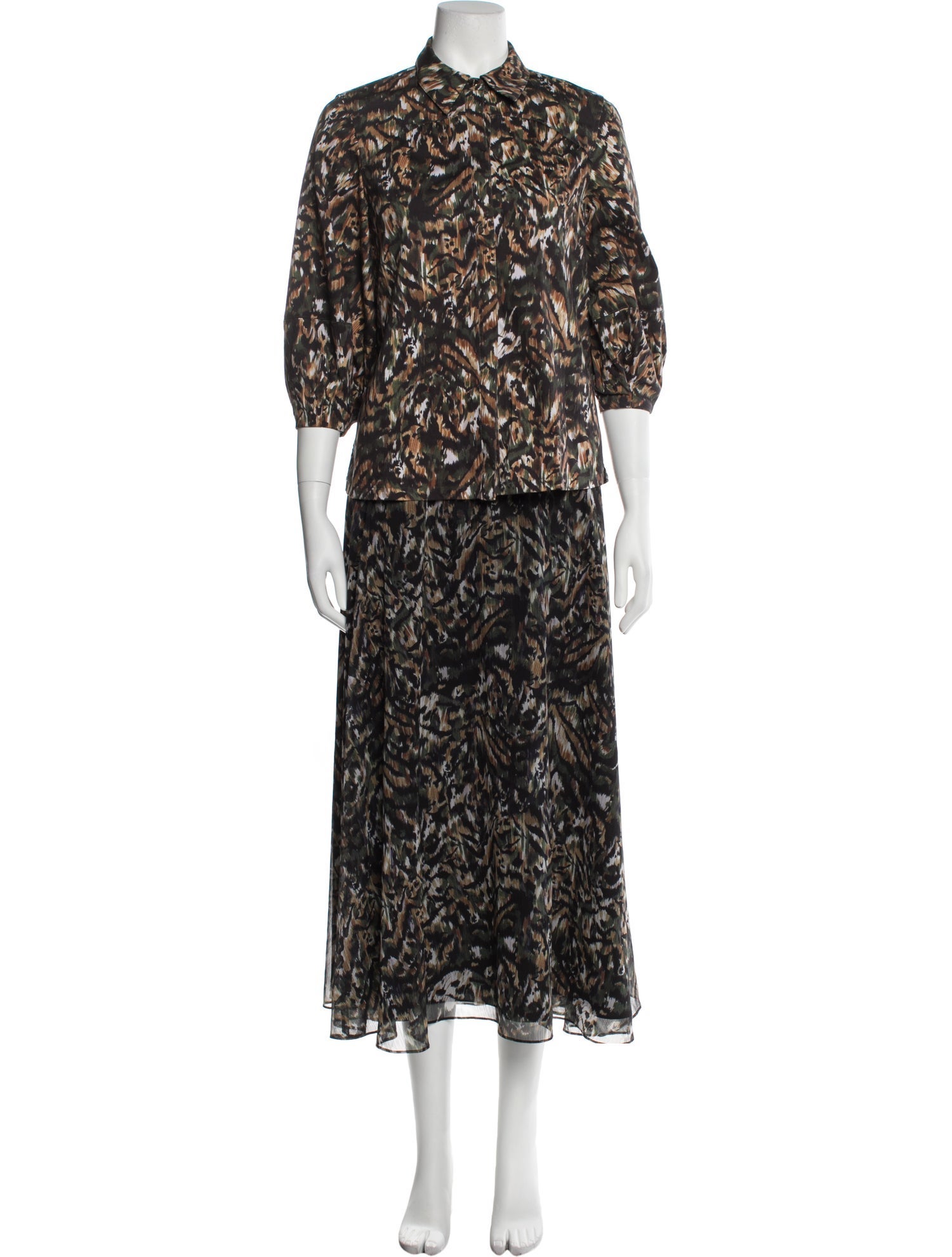 Ted Baker Printed Skirt Set