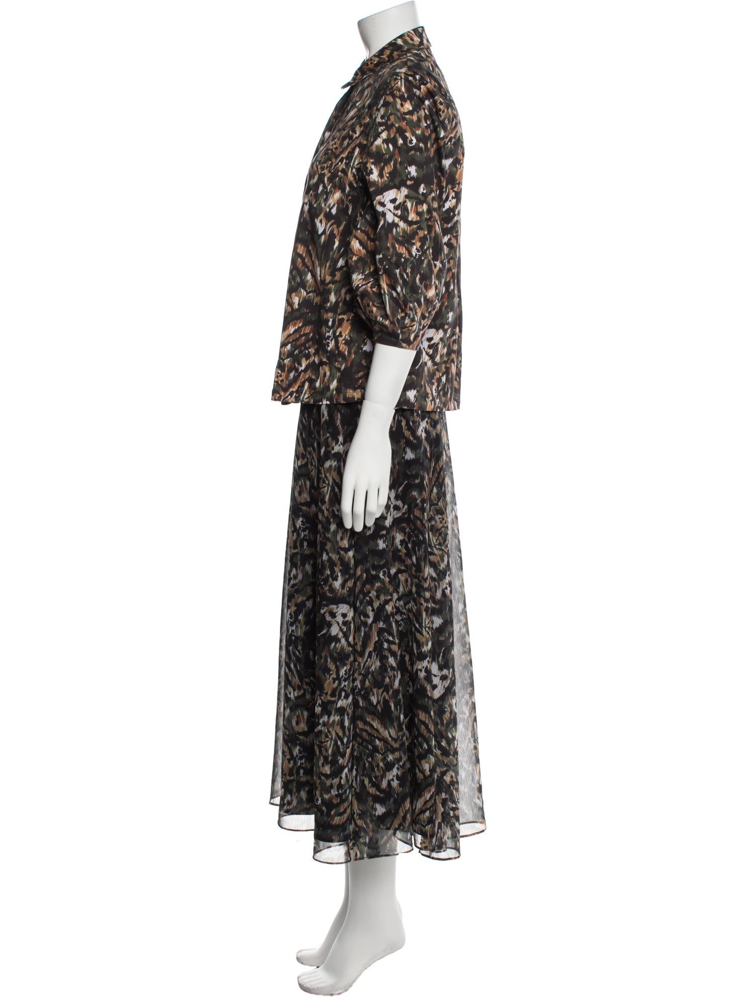 Ted Baker Printed Skirt Set