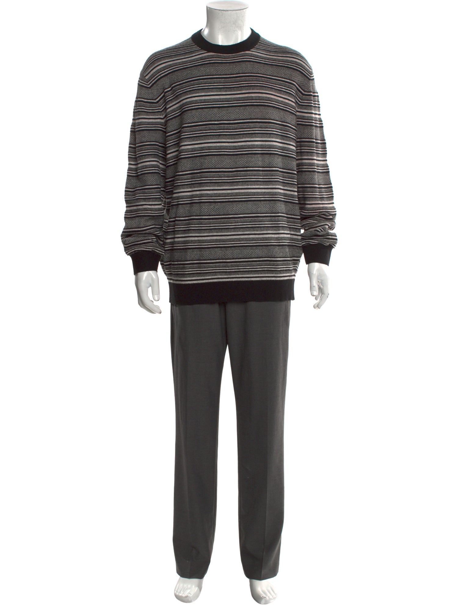 Ted Baker Striped Mock Neck Pullover