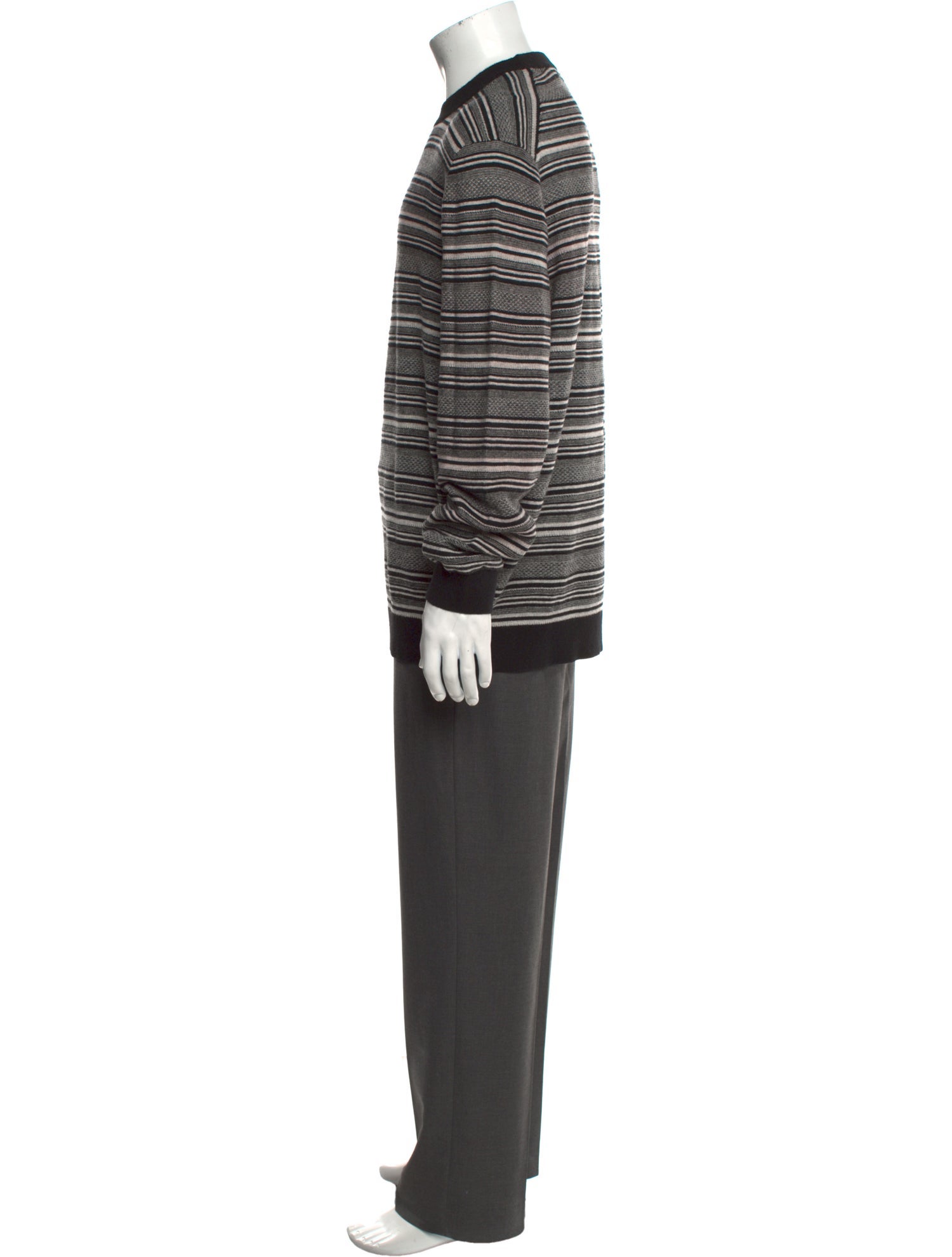 Ted Baker Striped Mock Neck Pullover