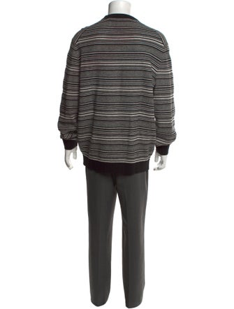 Ted Baker Striped Mock Neck Pullover