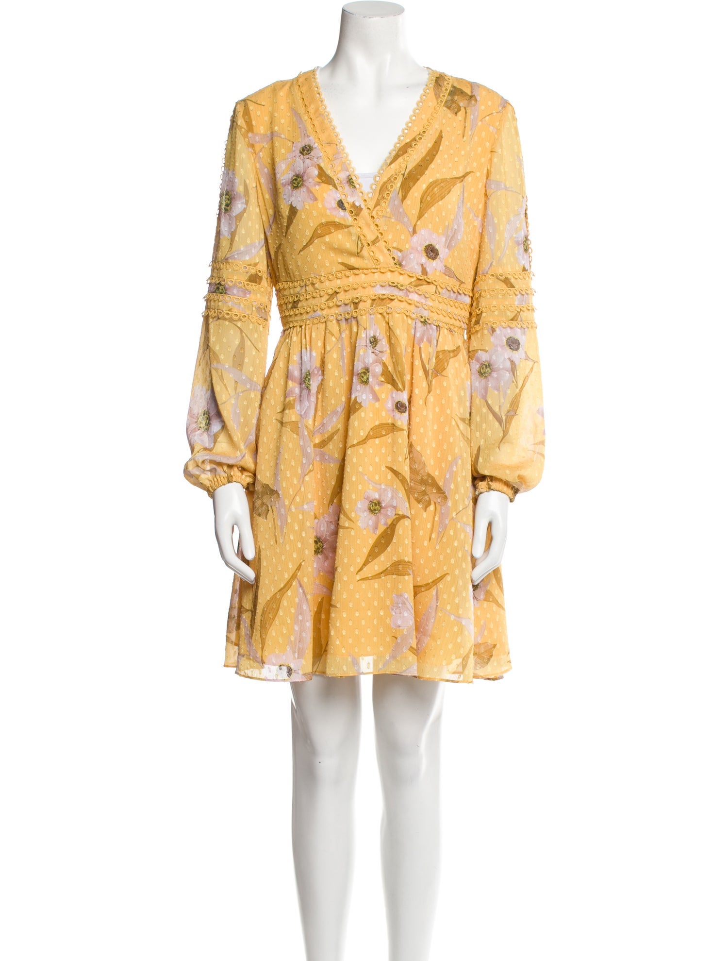 Ted Baker Floral Print Mini Dress