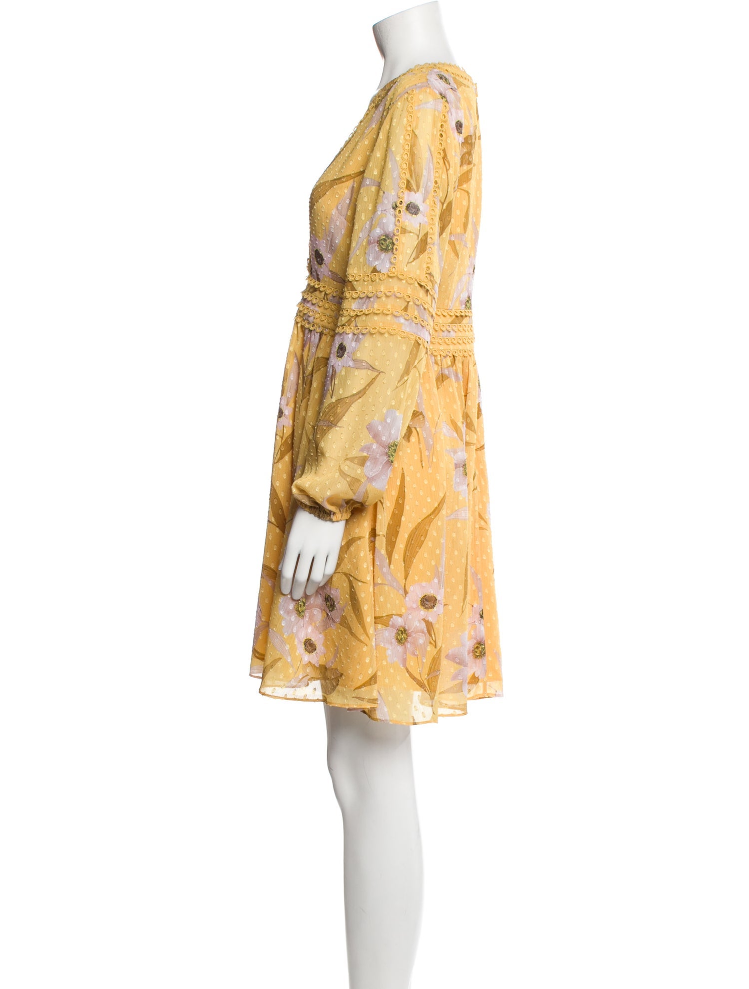 Ted Baker Floral Print Mini Dress