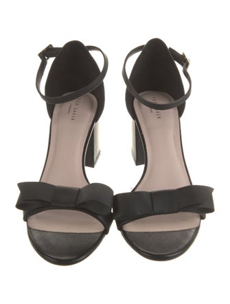 Ted Baker Leather Bow Accents Sandals