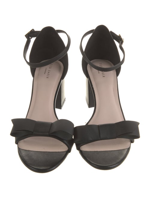 Ted Baker Leather Bow Accents Sandals