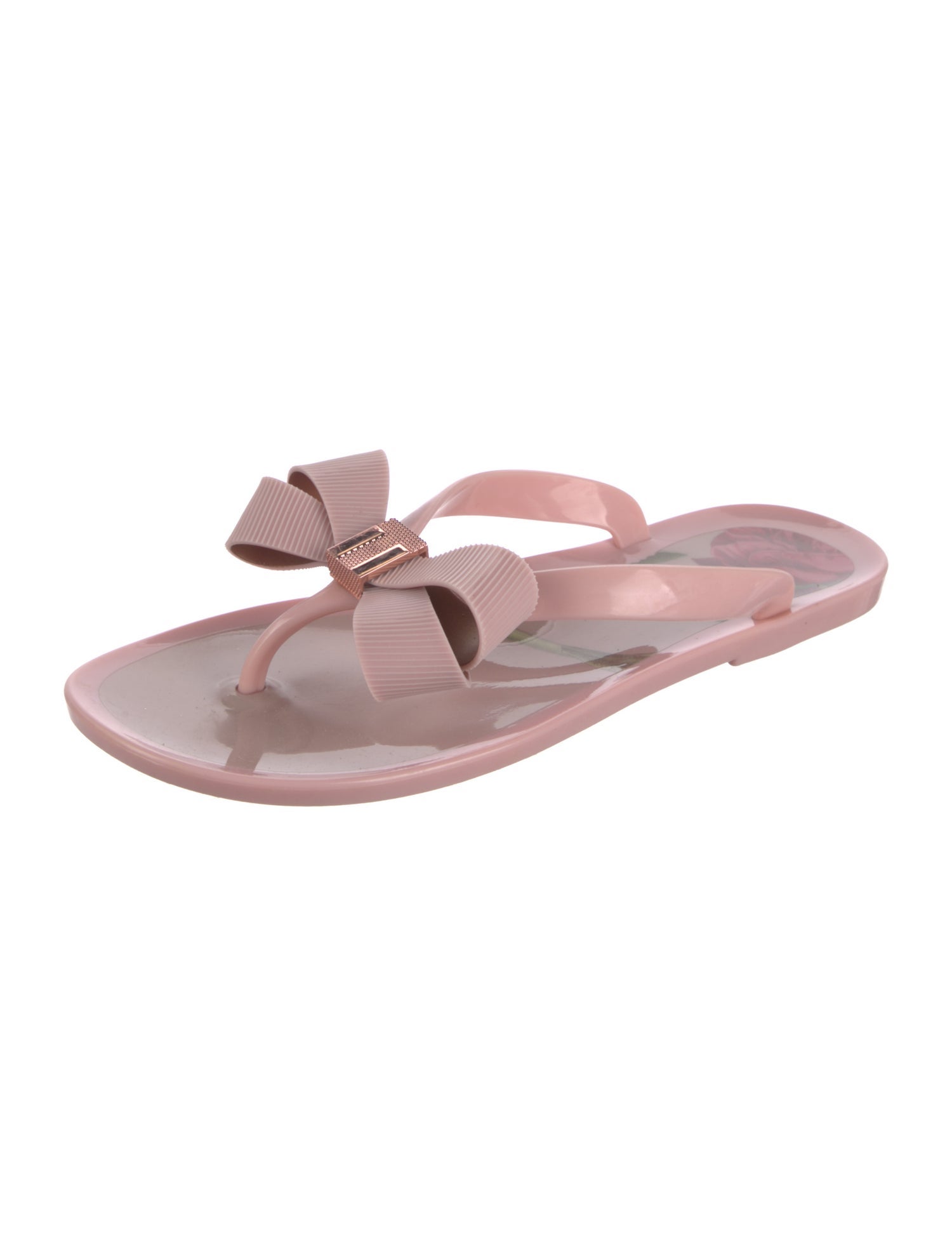 Ted Baker Rubber Bow Accents Slides